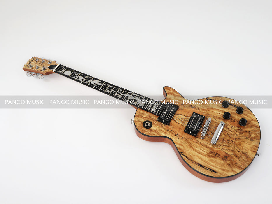 PANGO Music New LP Design Electric Guitar with Spalted Maple Top (PJX-500)