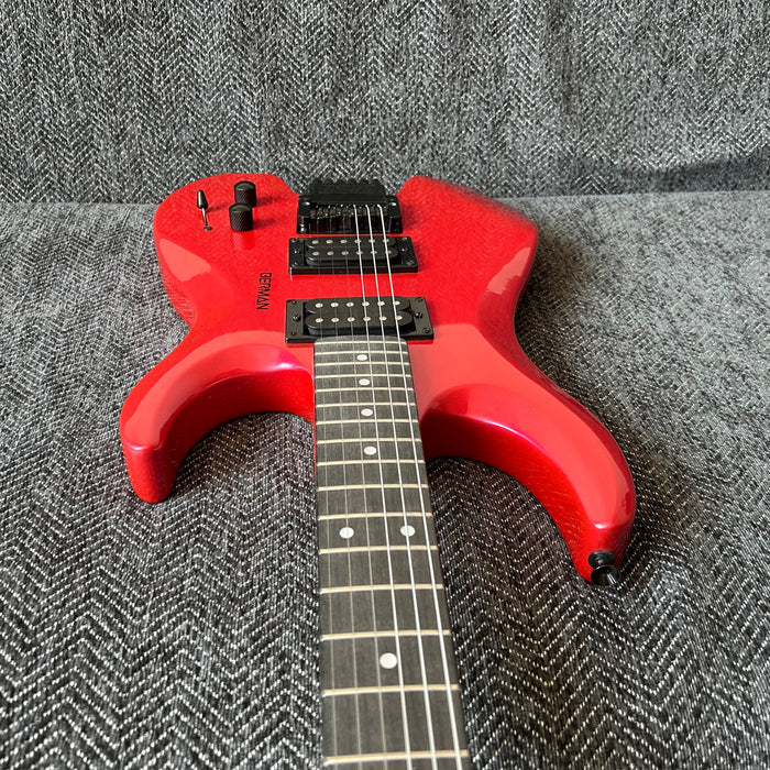 PANGO Music Red Headless Electric Guitar (PMG-003)