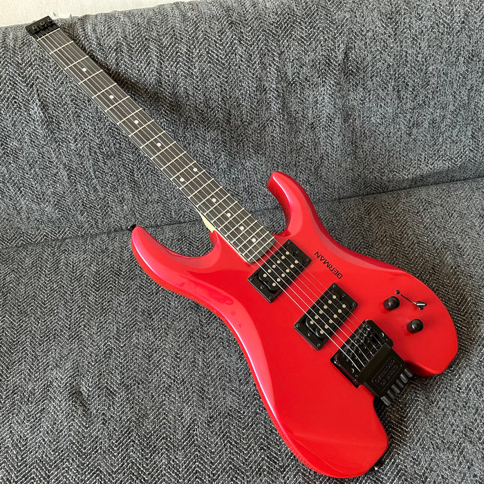 PANGO Music Red Headless Electric Guitar (PMG-003)