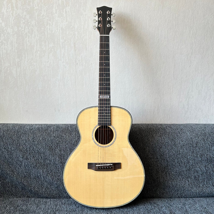 38 Inch Solid Spruce Acoustic Guitar (Shanghai Music Show Sample, JN350)