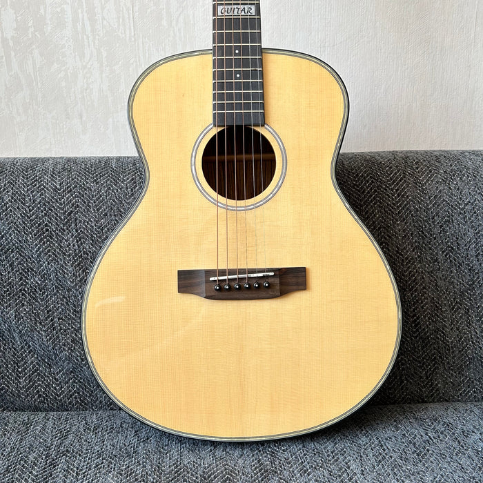 38 Inch Solid Spruce Acoustic Guitar (Shanghai Music Show Sample, JN350)