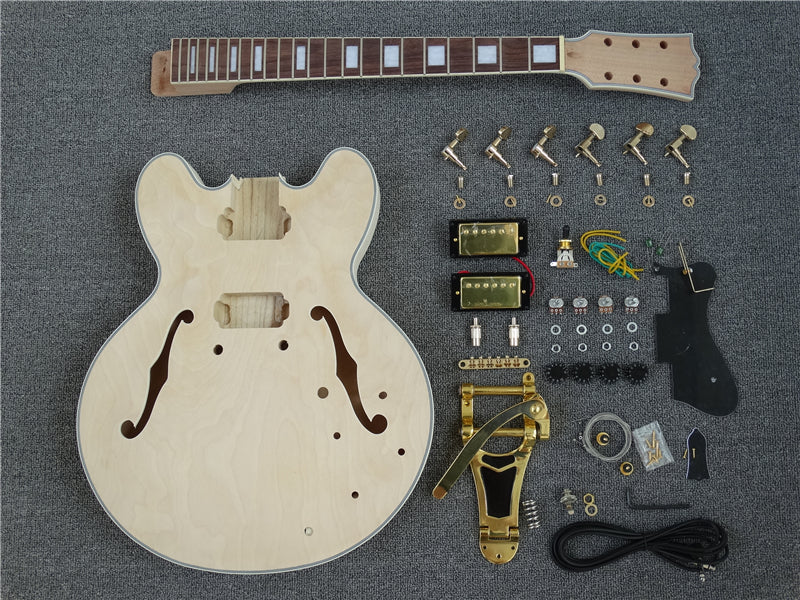 Semi Hollow ES-335 DIY Electric Guitar Kit (PES335-27)