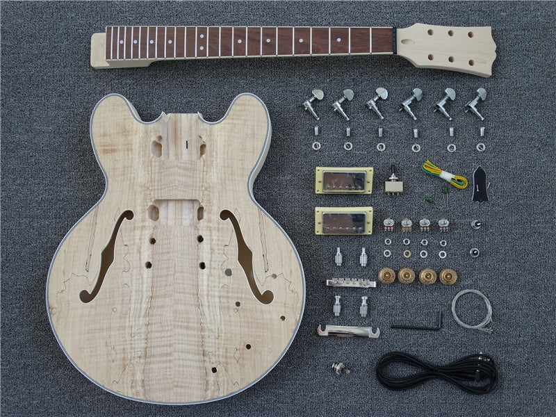 Semi Hollow ES-335 Style DIY Electric Guitar Kit (PES335-53)