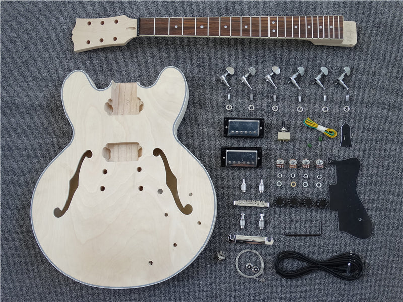 Semi Hollow ES-335 DIY Electric Guitar Kit (PES335-54)