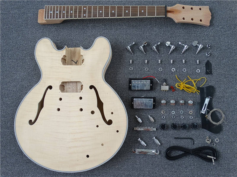 Semi Hollow ES-335 DIY Electric Guitar Kit (PES335-55)