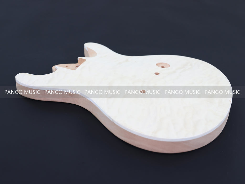 PRS Style DIY Electric Guitar Kit with Quilted Maple Top (12403, No Hardware, Limited Edition)