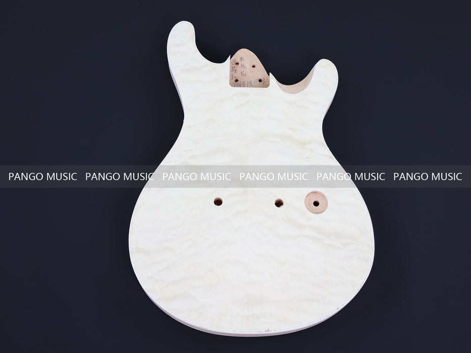 PRS Style DIY Electric Guitar Kit with Quilted Maple Top (12403, No Hardware, Limited Edition)