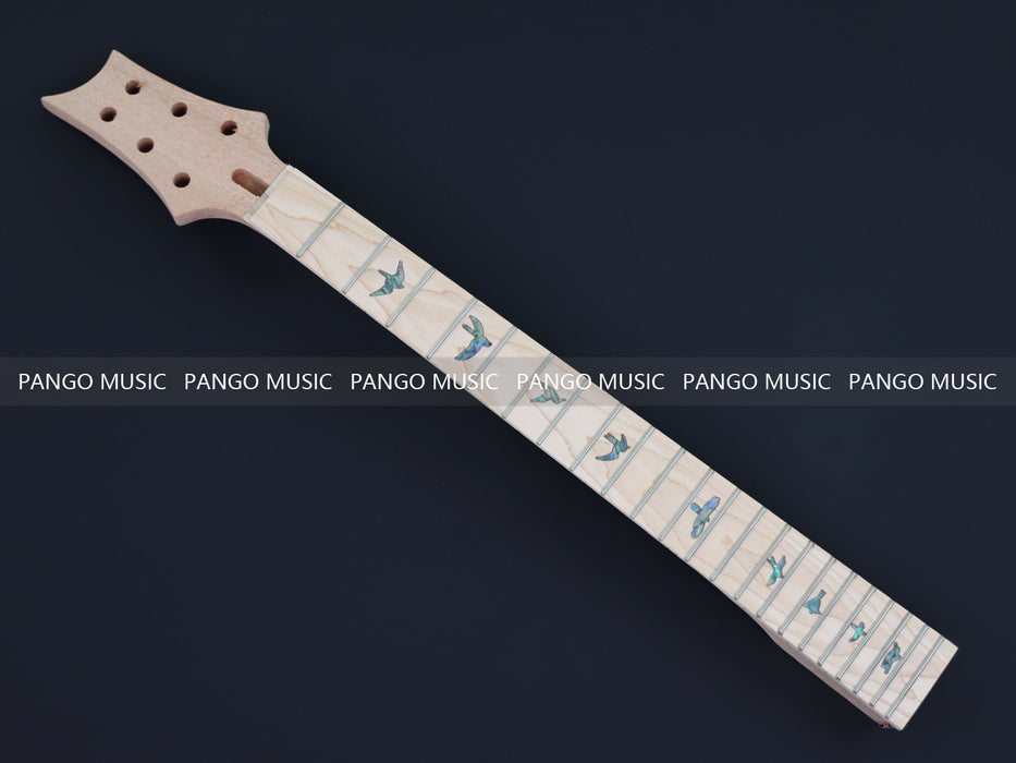 PRS Style DIY Electric Guitar Kit with Quilted Maple Top (12403, No Hardware, Limited Edition)