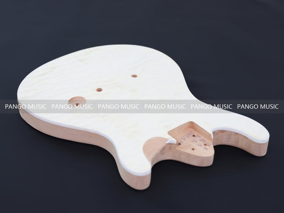 PRS Style DIY Electric Guitar Kit with Quilted Maple Top (12403, No Hardware, Limited Edition)
