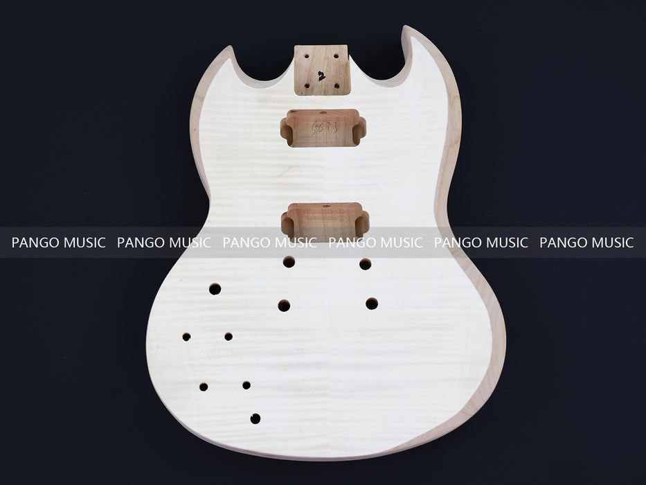 SG Style Left Hand Alder Body DIY Electric Guitar Kit (LRF-043, Limited Edition)