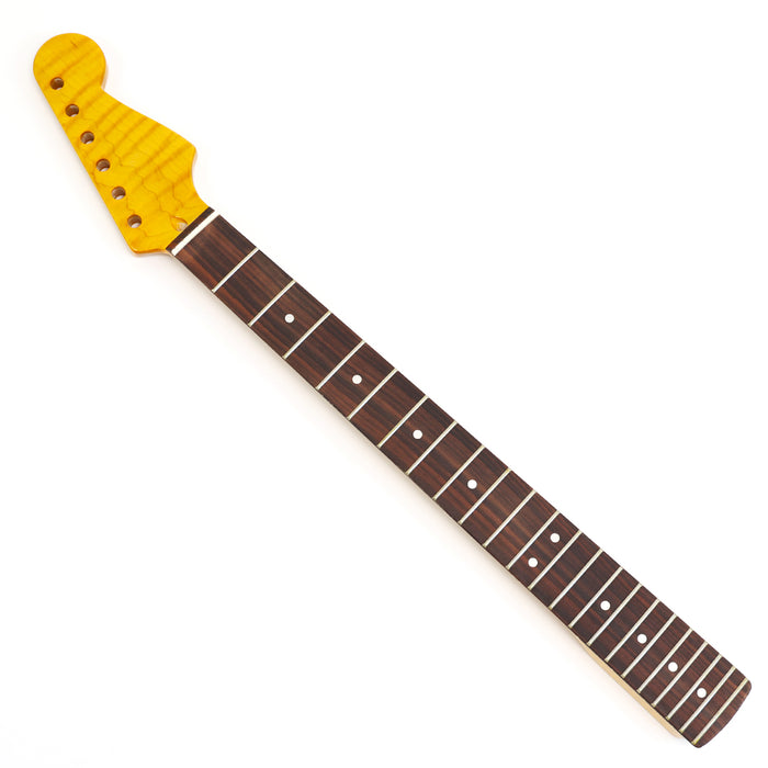 ST Style Top Flamed Maple Electric Guitar Neck (2079)