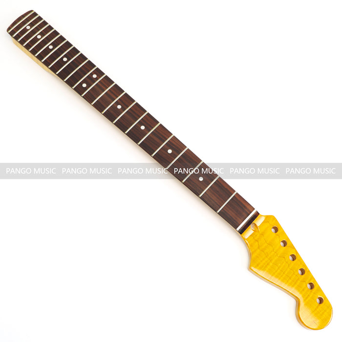 ST Style Top Flamed Maple Electric Guitar Neck (2079)