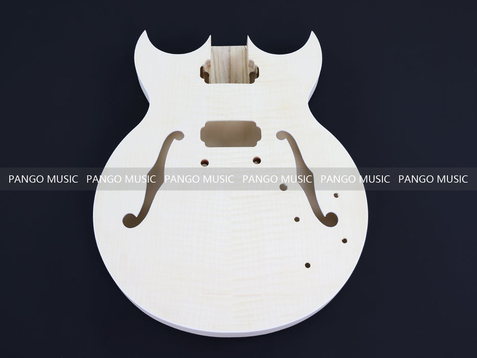 Semi Hollow Body DIY Electric Guitar Kit (PHB-650)