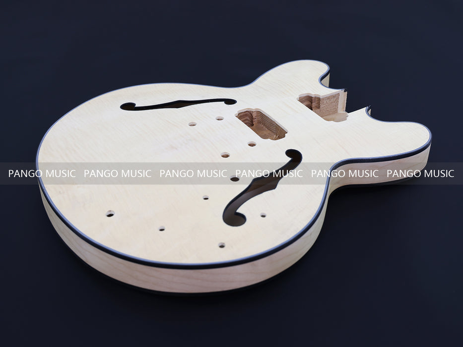 Semi Hollow Body ES-335 Style DIY Electric Guitar Kit (LRF-030, Limited Edition)