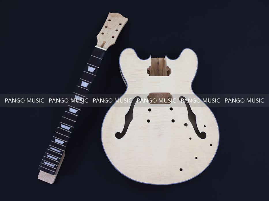 Semi Hollow Body ES-335 Style DIY Electric Guitar Kit (LRF-030, Limited Edition)