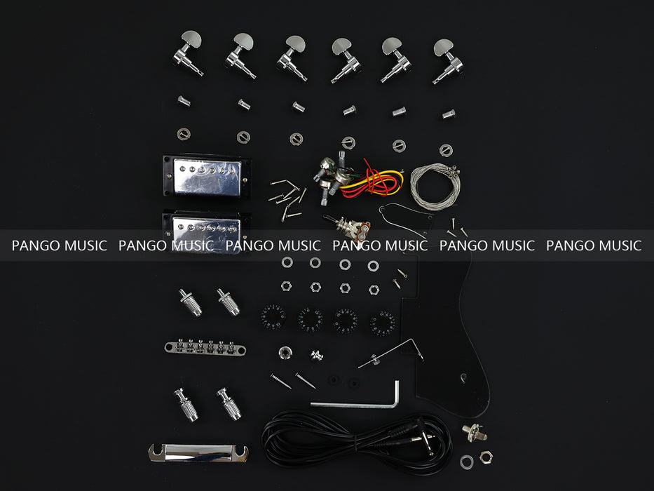 Semi Hollow Body ES-335 Style DIY Electric Guitar Kit (LRF-030, Limited Edition)