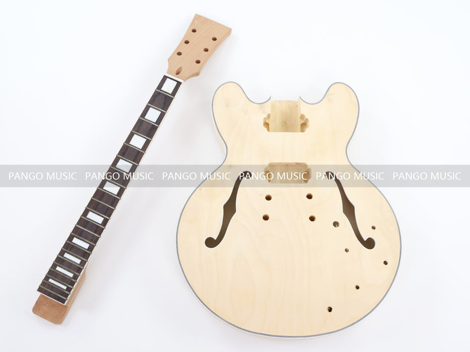 Semi Hollow Body ES-335 Style DIY Electric Guitar Kit (LRF-052, Limited Edition)