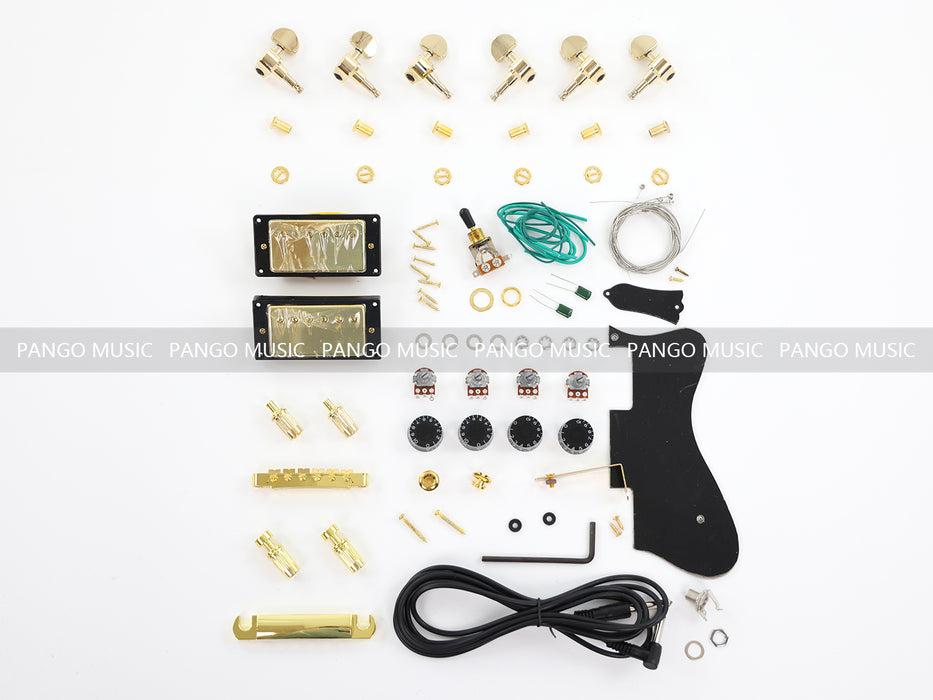 Semi Hollow Body ES-335 Style DIY Electric Guitar Kit (LRF-052, Limited Edition)