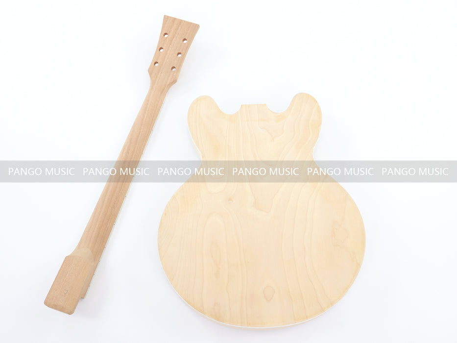 Semi Hollow Body ES-335 Style DIY Electric Guitar Kit (LRF-053, Limited Edition)
