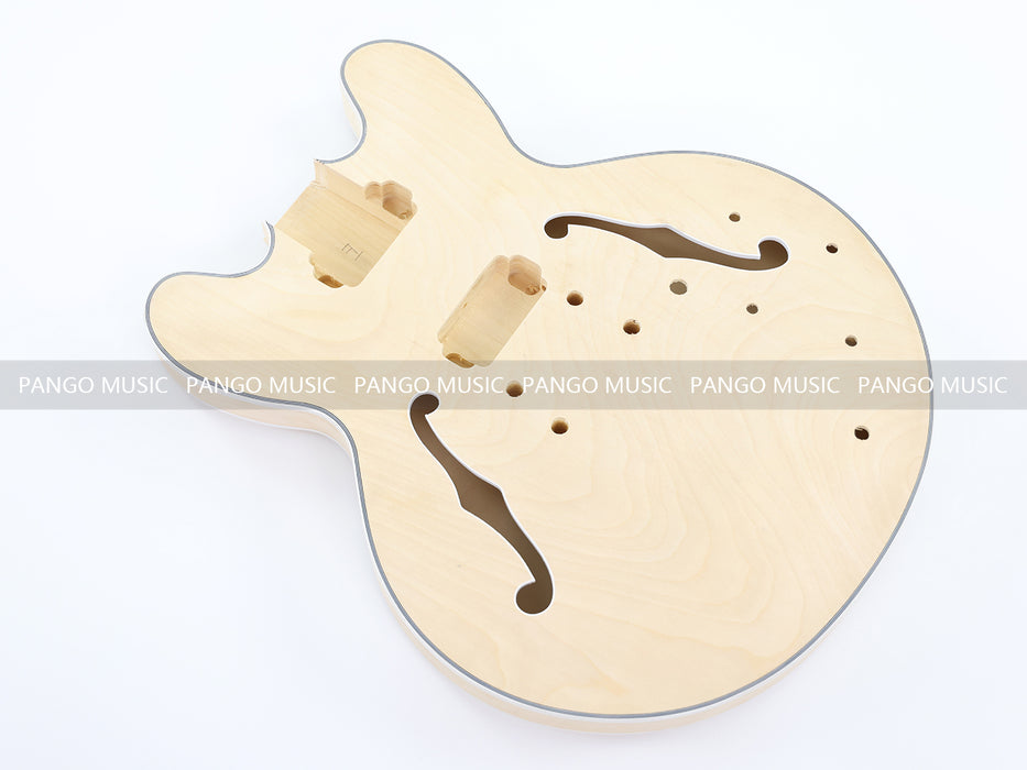 Semi Hollow Body ES-335 Style DIY Electric Guitar Kit (LRF-053, Limited Edition)
