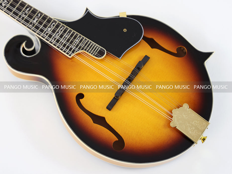 PANGO MUSIC Solid Spruce Top Sunburst F Mandolin (PMB-611)