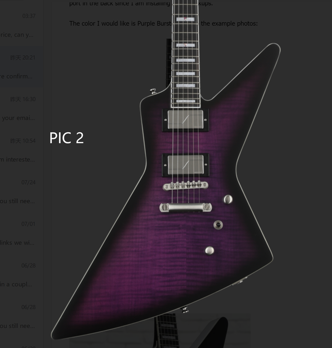 PEX-920 Custom Design DIY Electric Bass Guitar( 2024-09-30 )