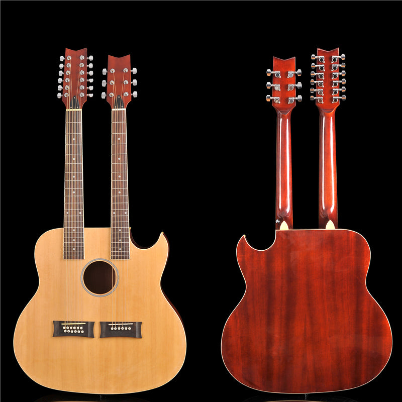 Double Neck Acoustic Guitar Of Pango Music Pdn 1212 — Guitar Kit Shop 8406