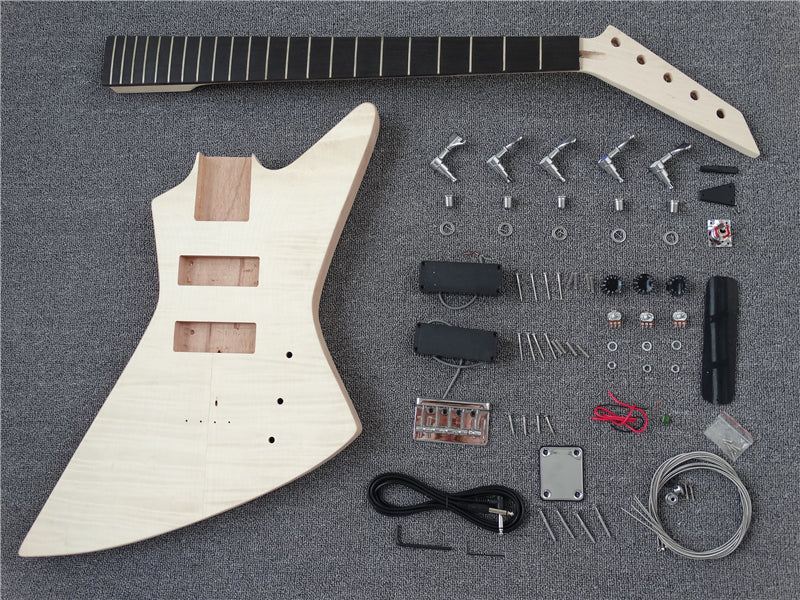 Pre-sale 5 Strings Explorer Style DIY Electric Bass Kit (PEX-920)