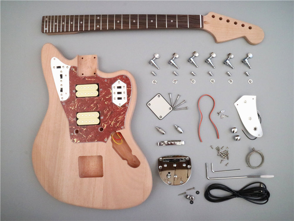 Jaguar Style 24 Frets DIY Electric Guitar Kit PJG 729D Guitar Kit Shop